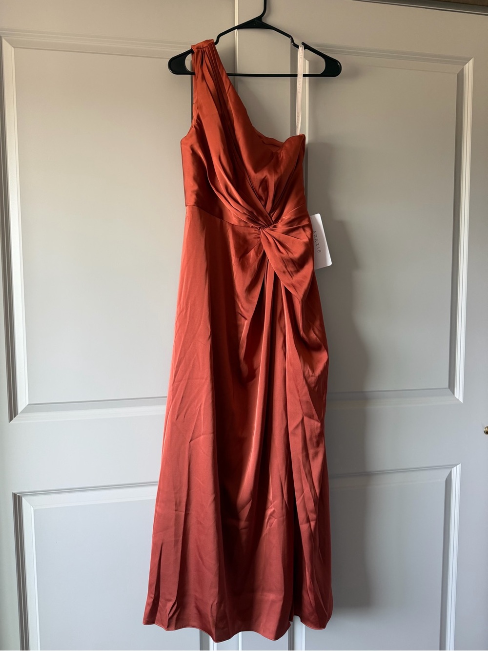 Azazie Brooke Stretch Satin Dress